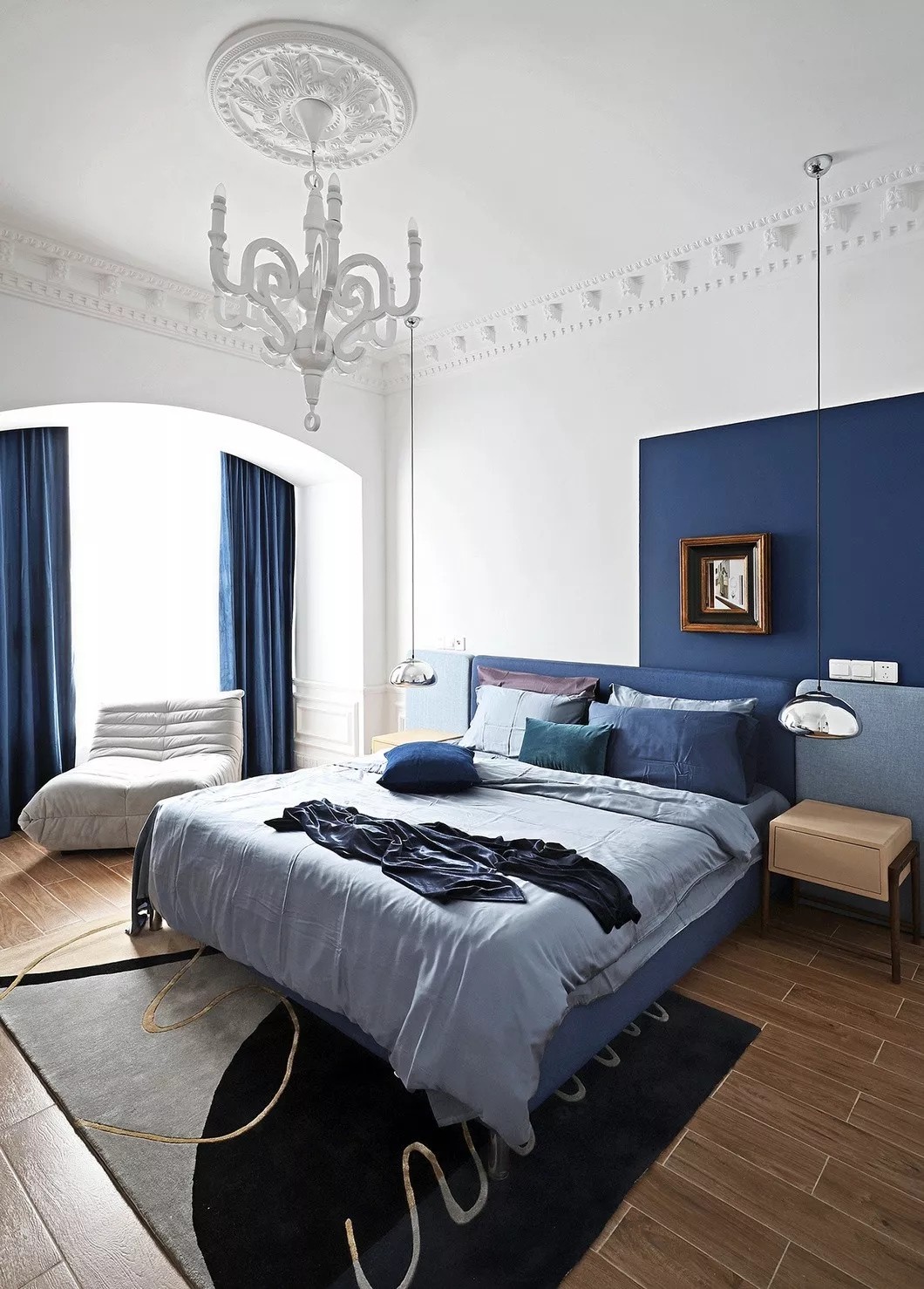 法式風格家裝設計室內裝修效果圖-臥室 法式風格家裝設計室內裝修效果圖-臥室