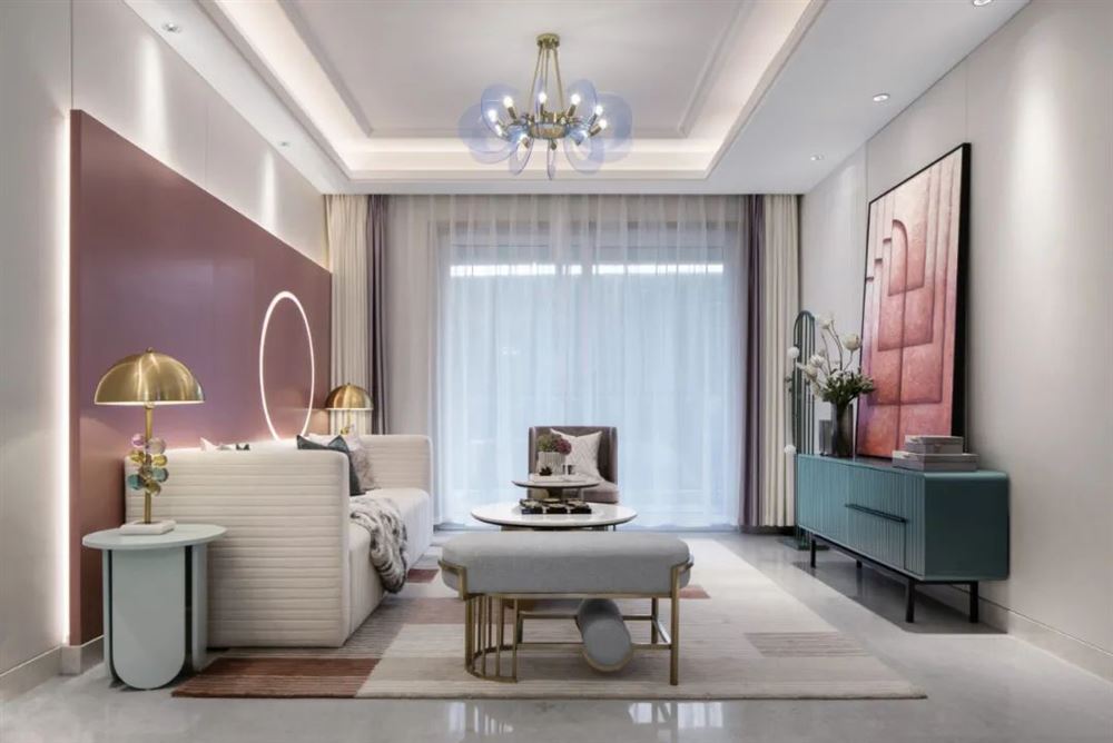 江門市萬科翡翠中央北歐風格三居室裝修案例