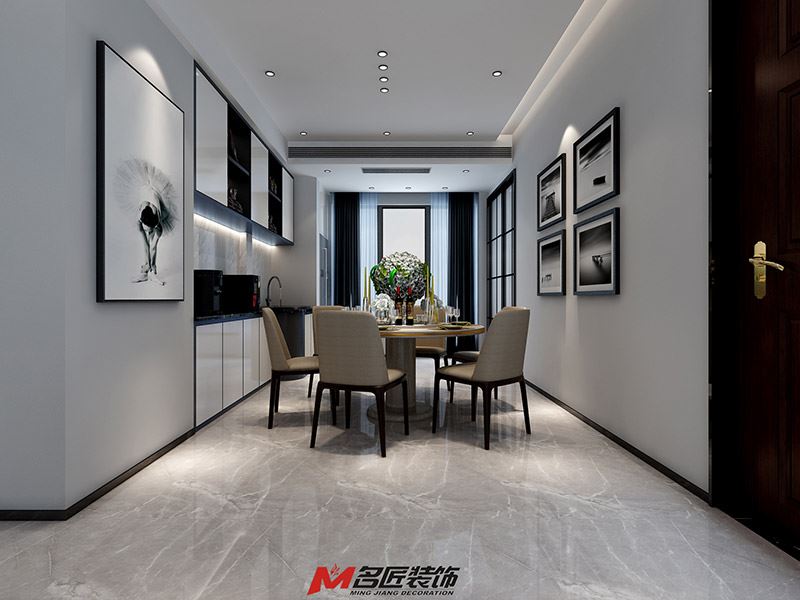 廣州市碧桂園天璽灣歐式風(fēng)格二居室裝修案例