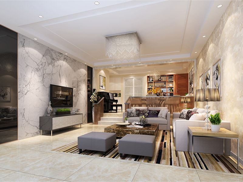 佛山市碧桂園·嶺南盛世現代簡約風格復式裝修案例