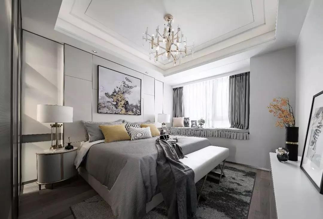 現代簡約風格室內設計家裝案例-臥室 現代簡約風格室內設計家裝案例-臥室