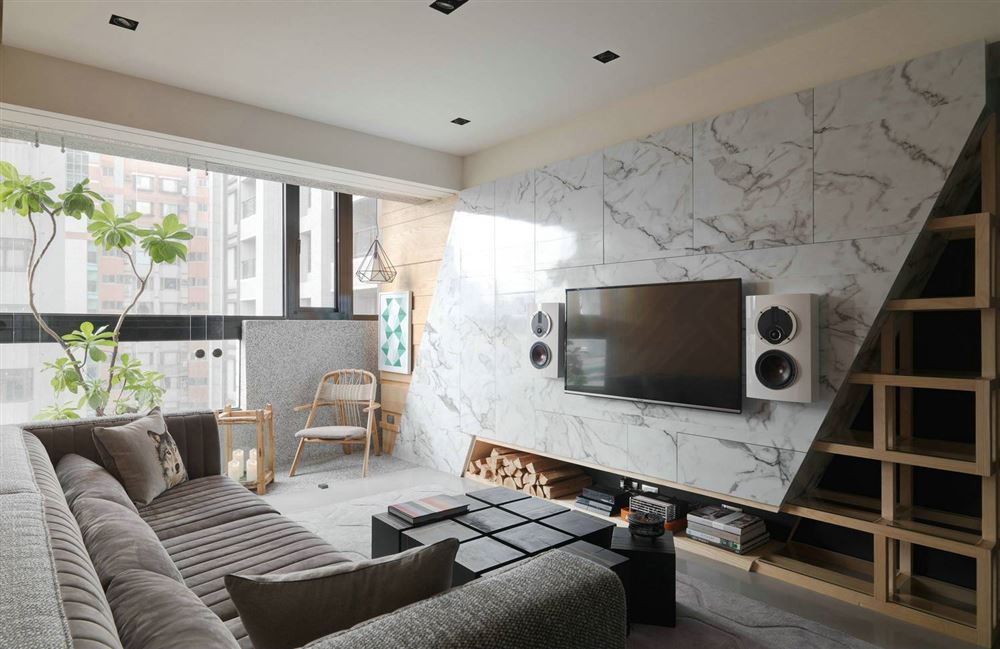 湛江市華盛城市花園現(xiàn)代簡約風(fēng)格三居室裝修案例