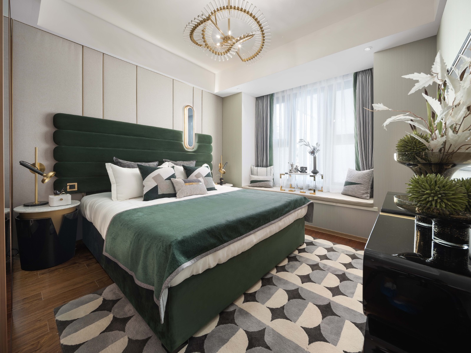 包豪斯風(fēng)格室內(nèi)設(shè)計(jì)家裝案例-主臥 包豪斯風(fēng)格室內(nèi)設(shè)計(jì)家裝案例-主臥