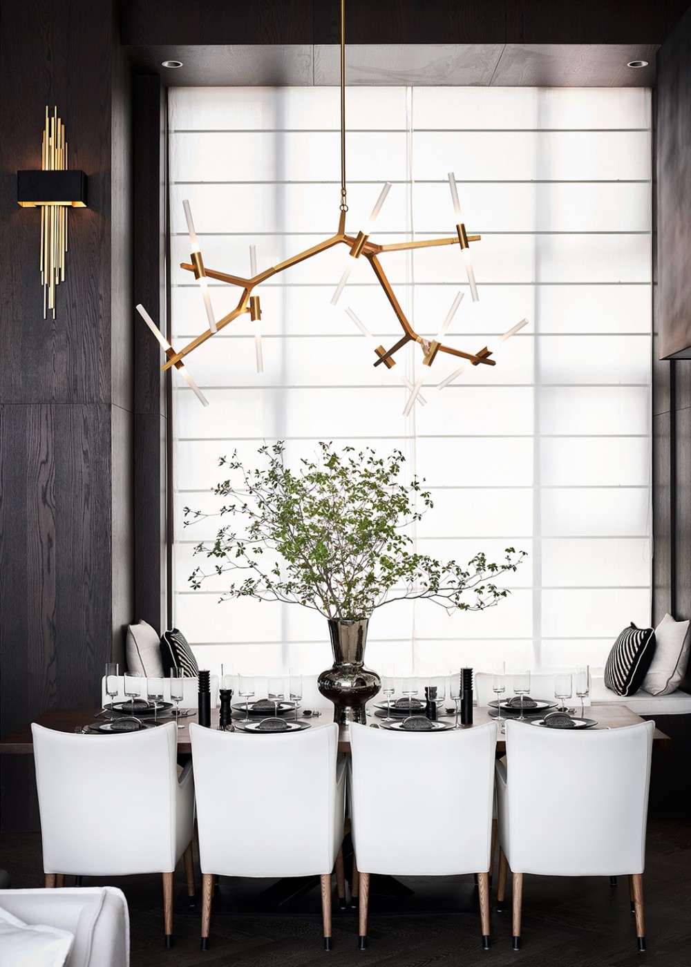 簡歐輕奢風格室內家裝案例效果圖-餐廳 簡歐輕奢風格室內家裝案例效果圖-餐廳