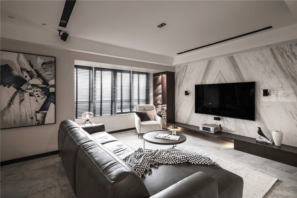 現(xiàn)代簡約風格室內(nèi)家裝案例效果圖-客廳電視背景墻 現(xiàn)代簡約風格室內(nèi)家裝案例效果圖-客廳電視背景墻