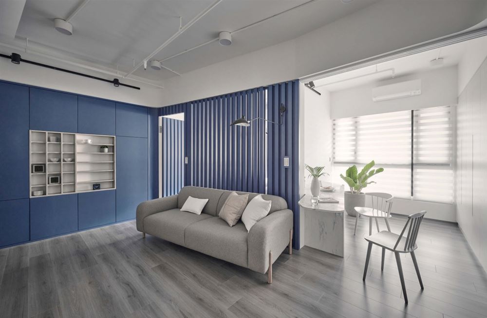 佛山市融創(chuàng)半島壹號現(xiàn)代簡約風格三居室裝修案例