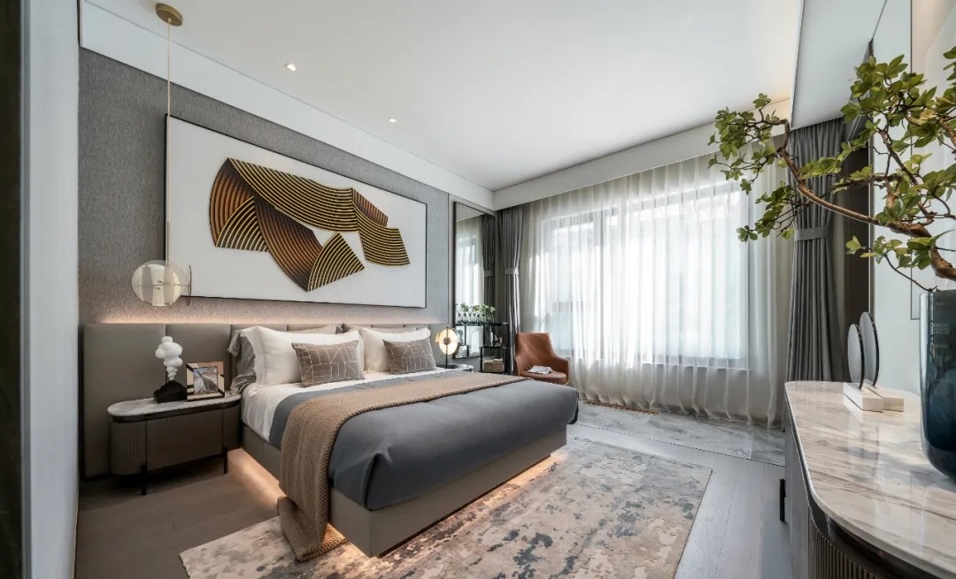 現代簡約風格室內設計家裝案例-次臥 現代簡約風格室內設計家裝案例-次臥