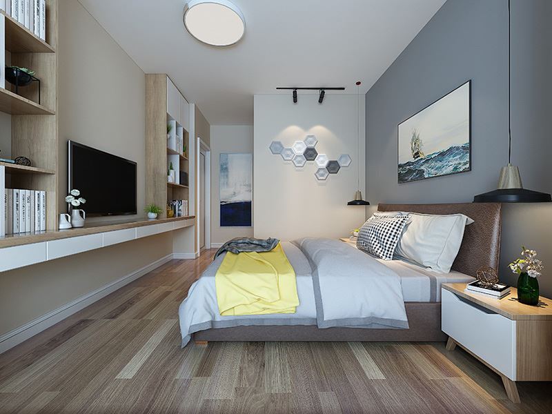 佛山市雅居樂·江畔明珠歐式風格三居室裝修案例