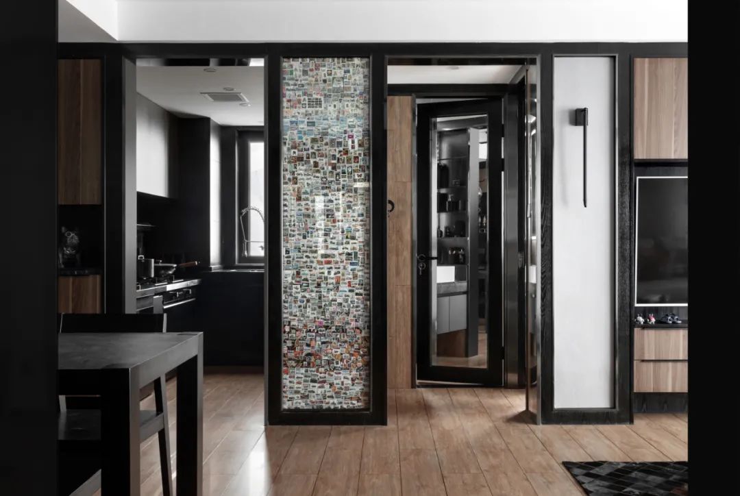 現代復古混搭風格室內設計家裝案例-走道 現代復古混搭風格室內設計家裝案例-走道