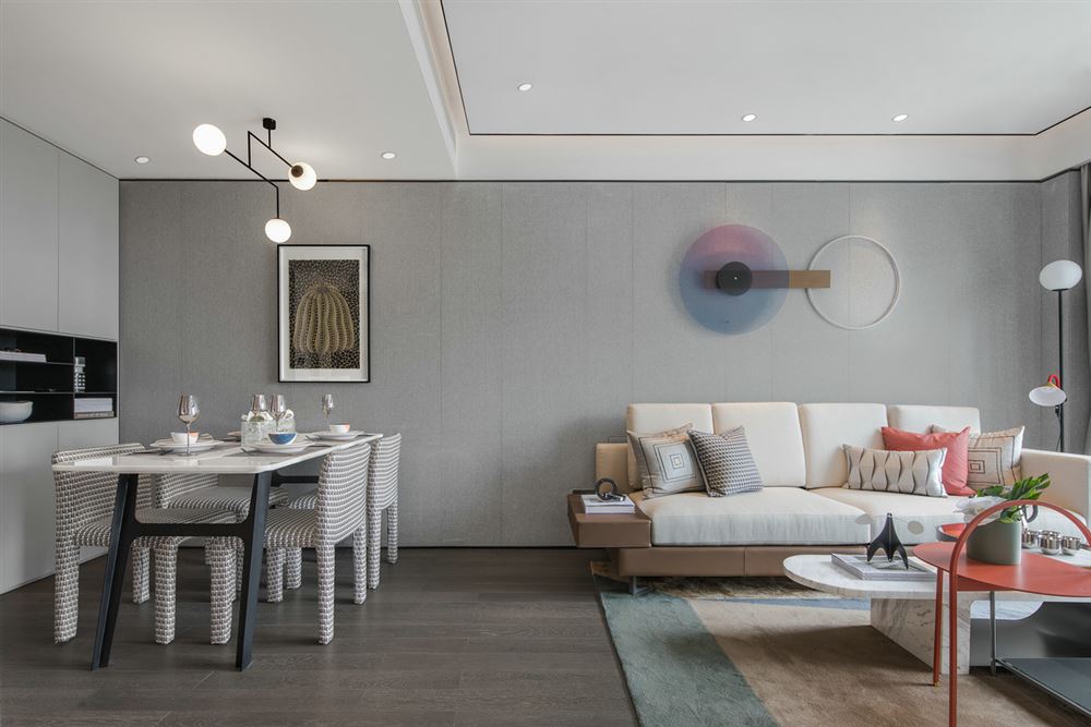 清遠市海潤怡景嘉園歐式風格三居室裝修案例