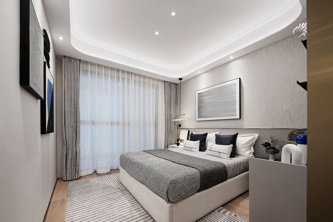 現代簡約風格室內設計家裝案例-臥室 現代簡約風格室內設計家裝案例-臥室