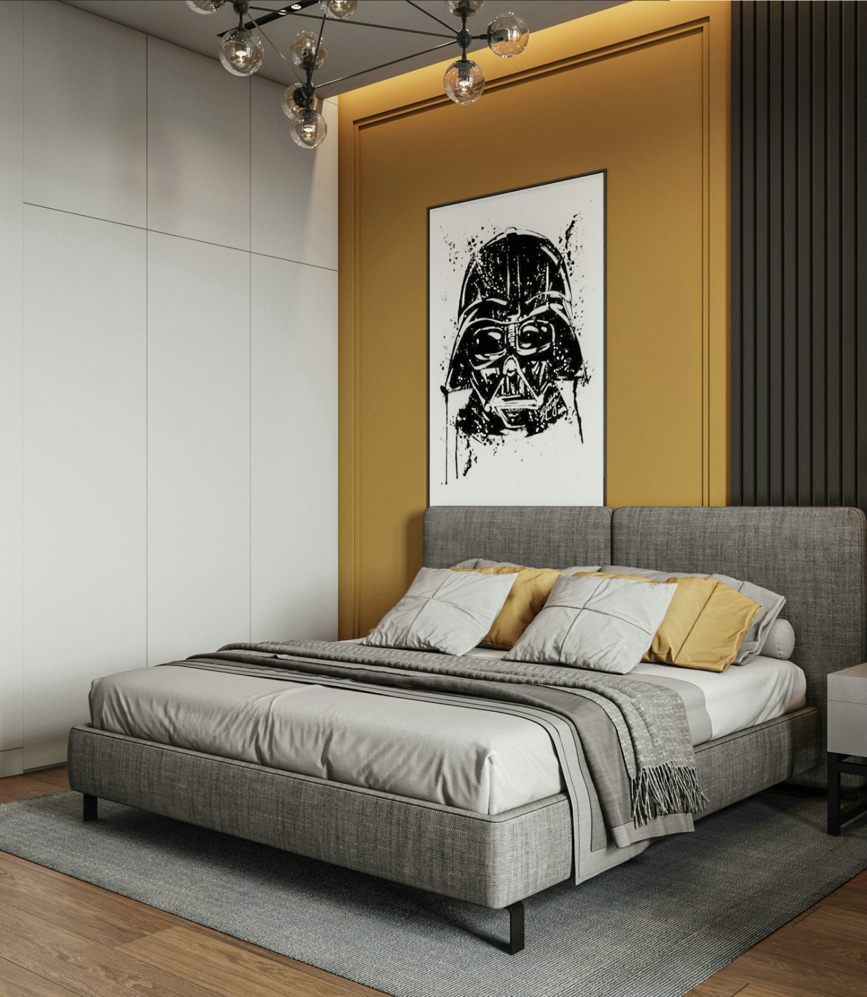 裝修案例北歐風格室內裝修效果圖-臥室 裝修案例北歐風格室內裝修效果圖-臥室