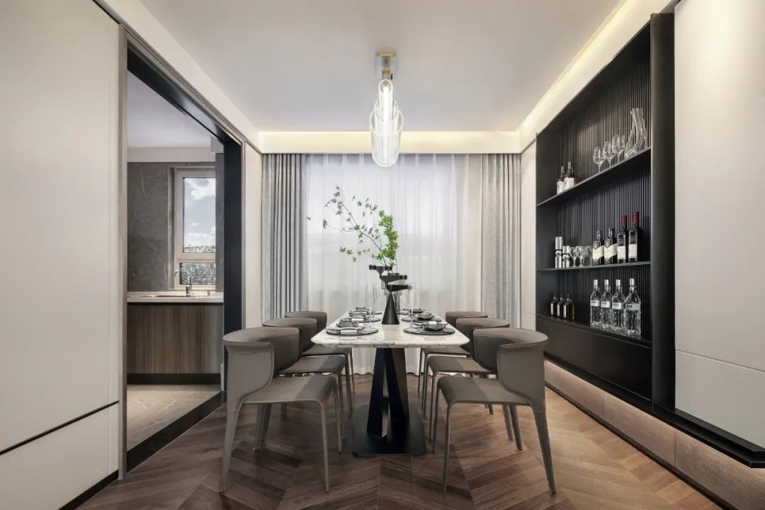 現(xiàn)代簡(jiǎn)約風(fēng)格室內(nèi)設(shè)計(jì)家裝案例-餐廳 現(xiàn)代簡(jiǎn)約風(fēng)格室內(nèi)設(shè)計(jì)家裝案例-餐廳