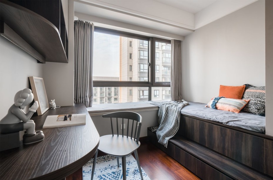 現代簡約風格室內家裝案例效果圖-客臥 現代簡約風格室內家裝案例效果圖-客臥