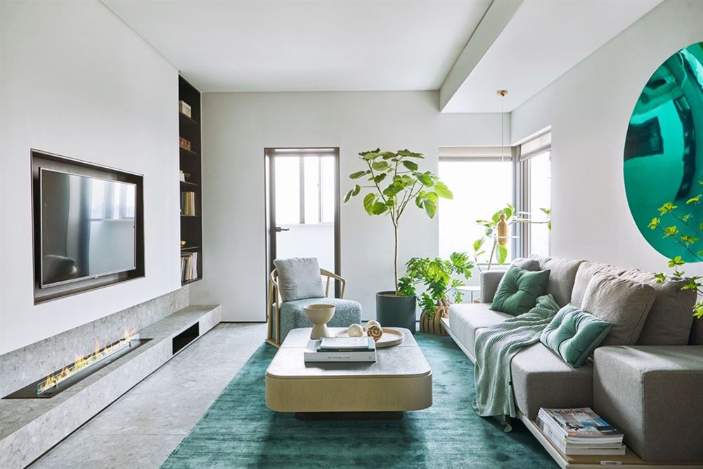 廣州市凱德山海連城歐式風格三居室裝修案例