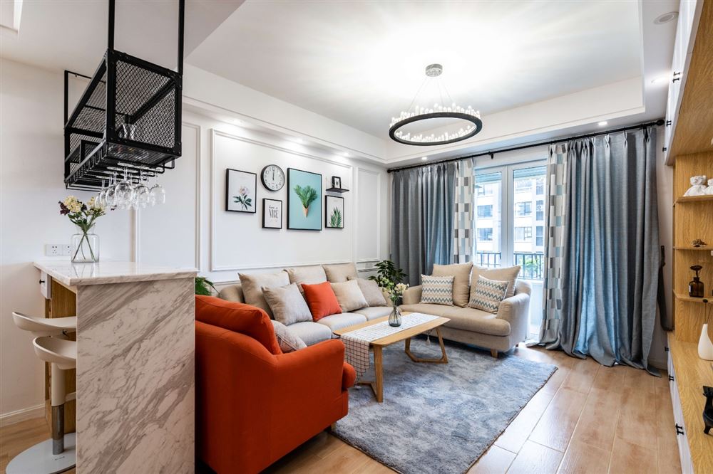 江門市翠鳴苑北歐風(fēng)格三居室裝修案例