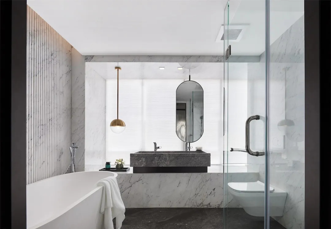 現代輕奢風格室內設計家裝案例-衛生間 現代輕奢風格室內設計家裝案例-衛生間