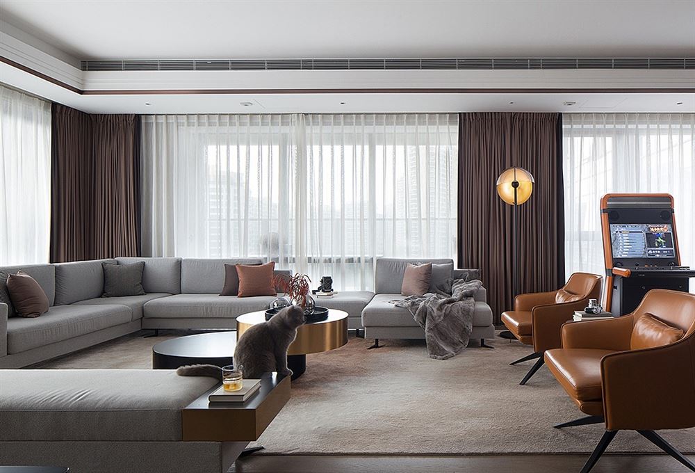 廣州市中海康城輕奢風格二居室裝修案例