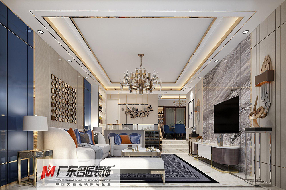 高級(jí)灰輕奢風(fēng)格別墅裝修效果圖-九嶺天下別墅300平米-客廳 高級(jí)灰輕奢風(fēng)格別墅裝修效果圖-九嶺天下別墅300平米-客廳