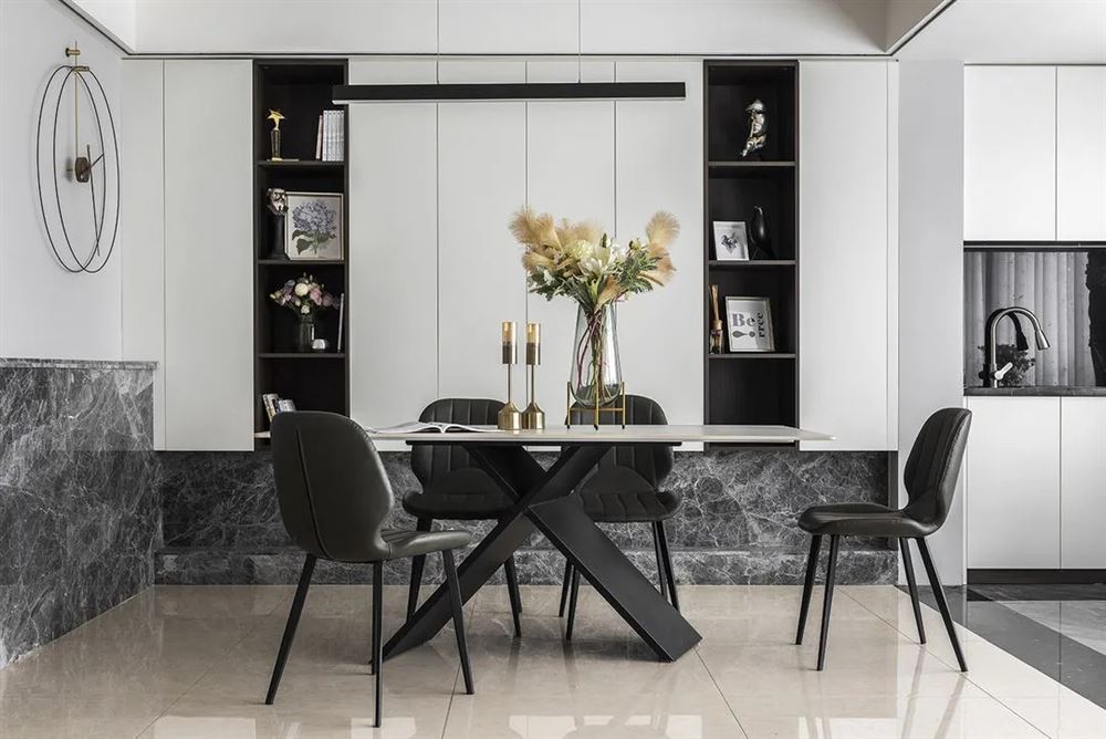 廣州市中山一路小區現代簡約風格三居室裝修案例