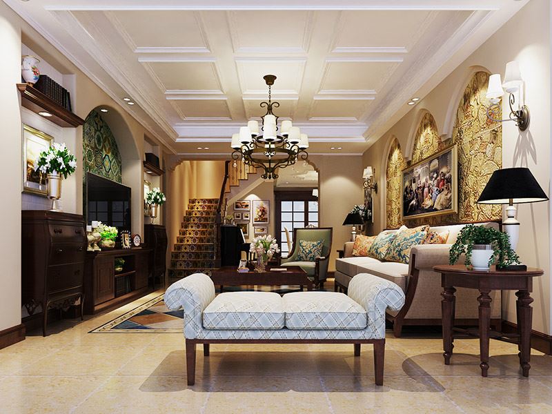 揭陽市濱江尚都現代風格別墅裝修案例