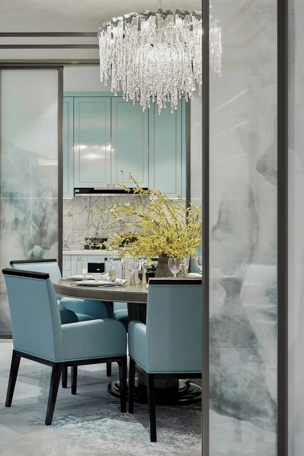 現代簡約風格別墅室內設計家裝案例-餐廳 現代簡約風格別墅室內設計家裝案例-餐廳