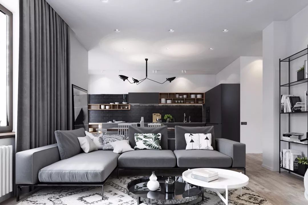 佛山裝修公司現代極簡風格復式裝修效果圖-客廳 佛山裝修公司現代極簡風格復式裝修效果圖-客廳