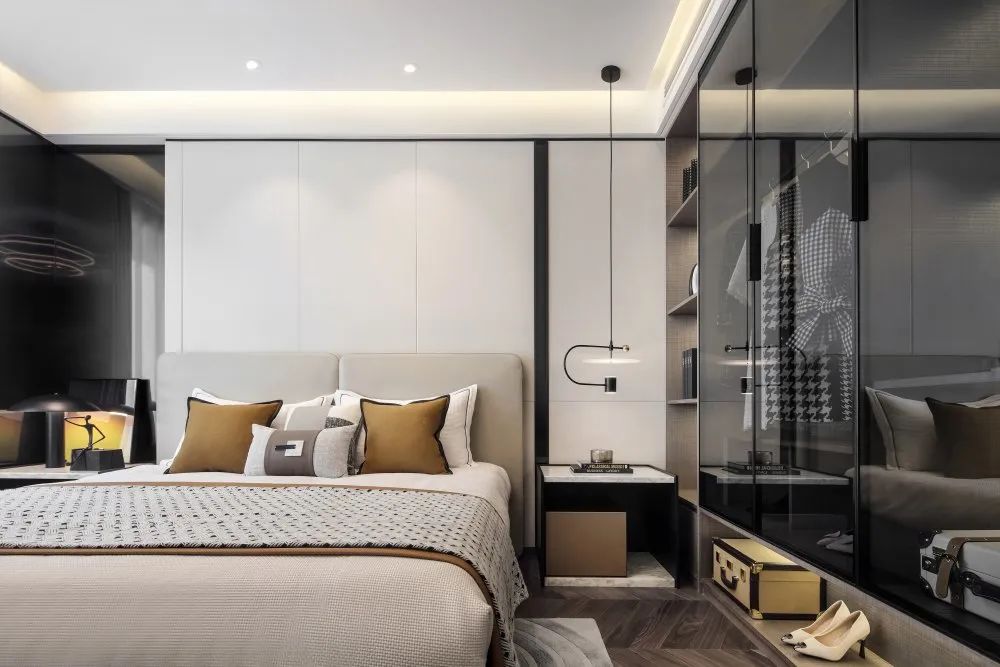 現(xiàn)代簡(jiǎn)約風(fēng)格室內(nèi)設(shè)計(jì)家裝案例-臥室 現(xiàn)代簡(jiǎn)約風(fēng)格室內(nèi)設(shè)計(jì)家裝案例-臥室