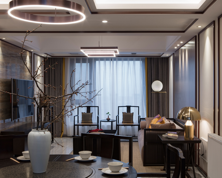 新中式風格室內設計家裝案例-餐廳 新中式風格室內設計家裝案例-餐廳