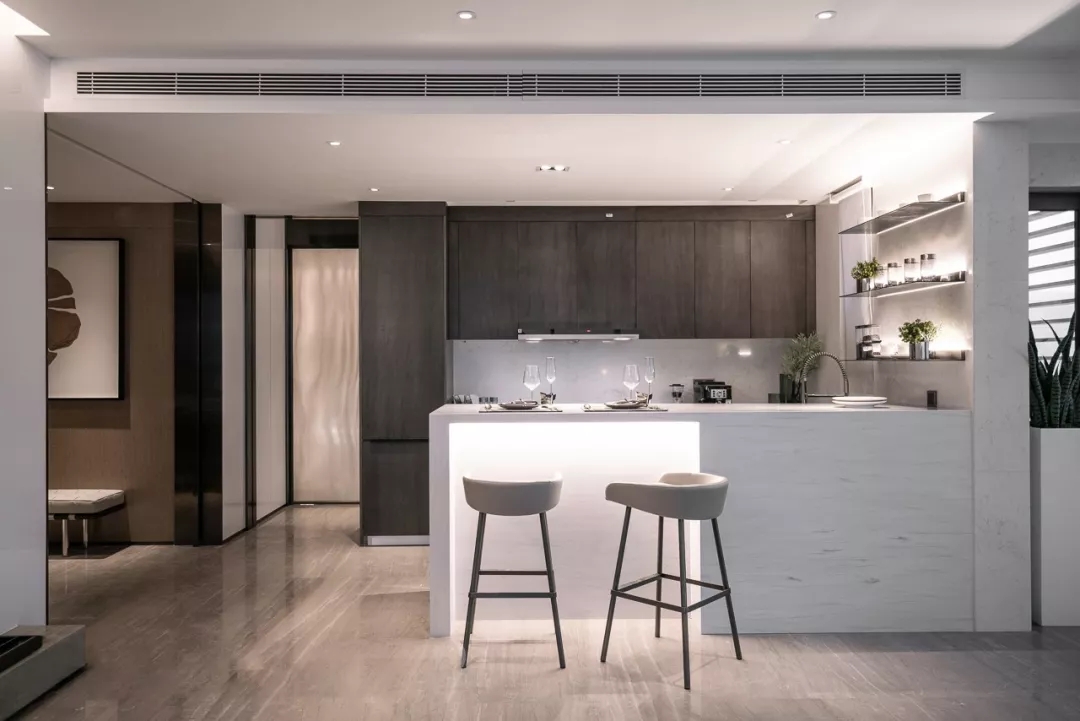 現代輕奢風格家裝設計室內裝修效果圖-餐廳 現代輕奢風格家裝設計室內裝修效果圖-餐廳