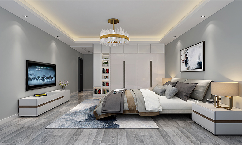 江山一品二居90平米簡約現(xiàn)代風(fēng)格裝修案例-主臥 江山一品二居90平米簡約現(xiàn)代風(fēng)格裝修案例-主臥