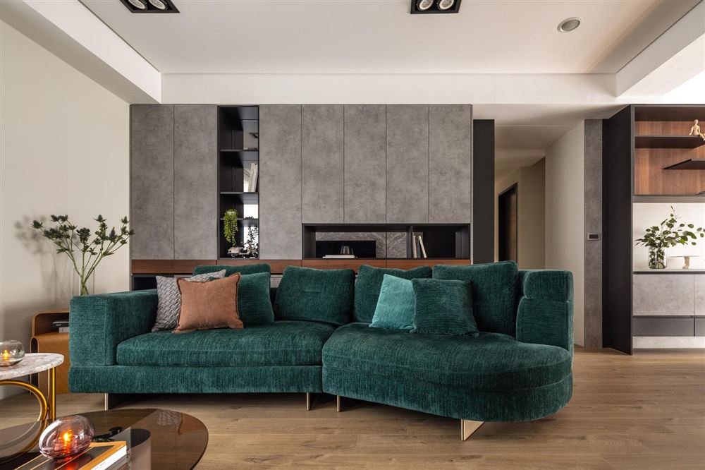 廣州市東圃廣場現代簡約風格三居室裝修案例