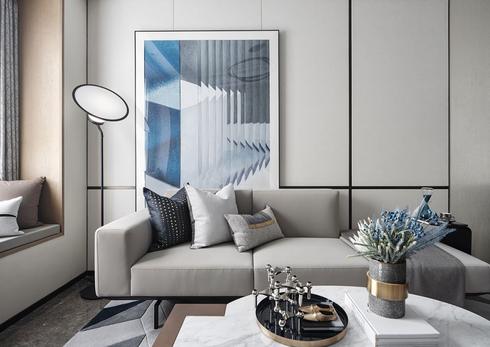 楚雄彝族自治州牡丹雅苑現代簡約風格三居室裝修案例