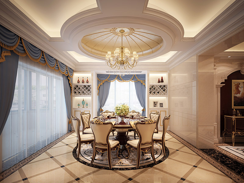 潮州市安和園輕奢風(fēng)格別墅裝修案例