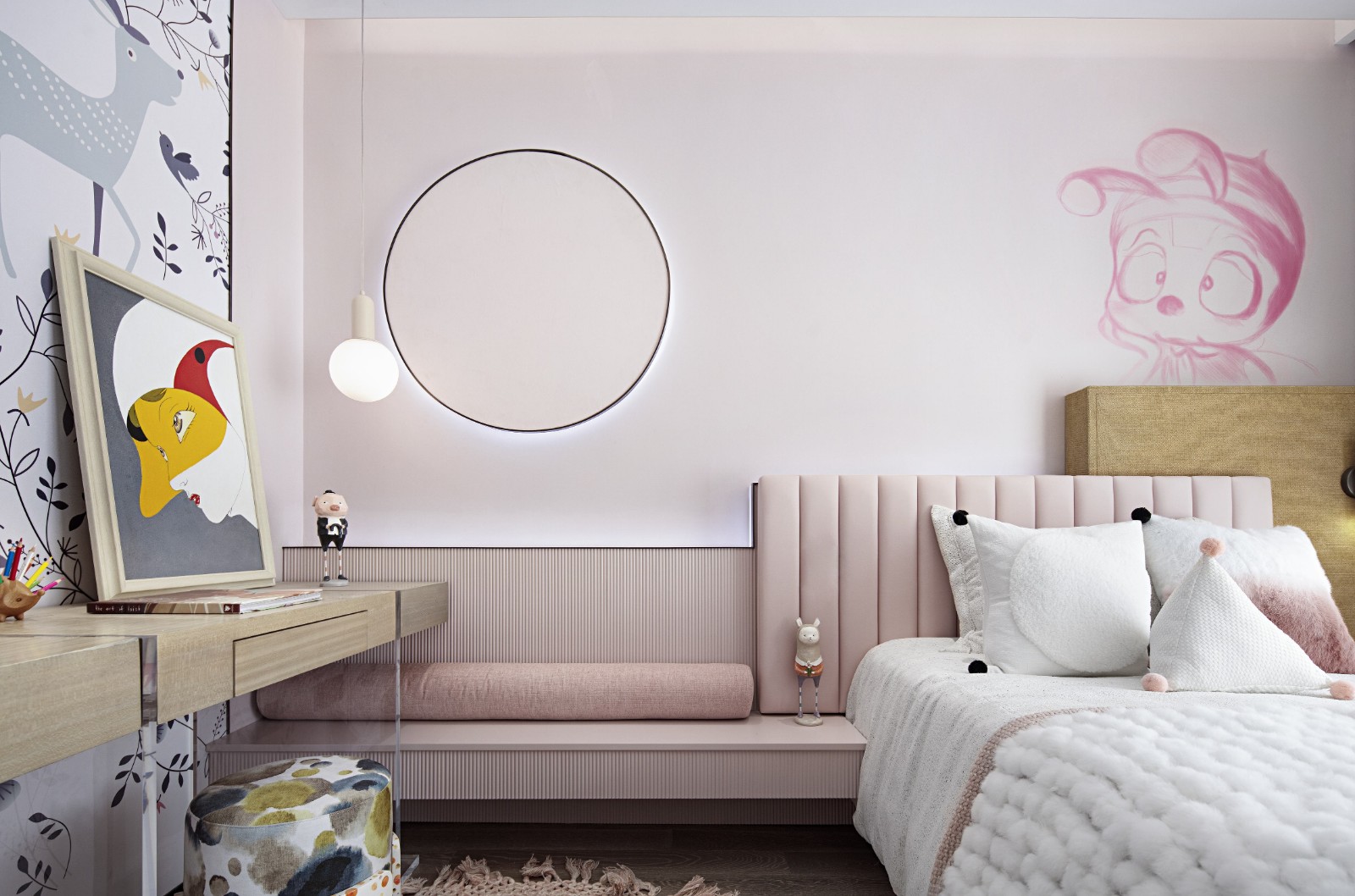 現代輕奢風格別墅室內設計家裝案例-兒童房 現代輕奢風格別墅室內設計家裝案例-兒童房