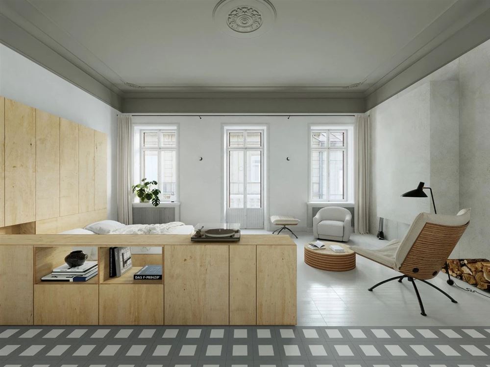 廣州市南沙濱海珺城現代簡約風格二居室裝修案例