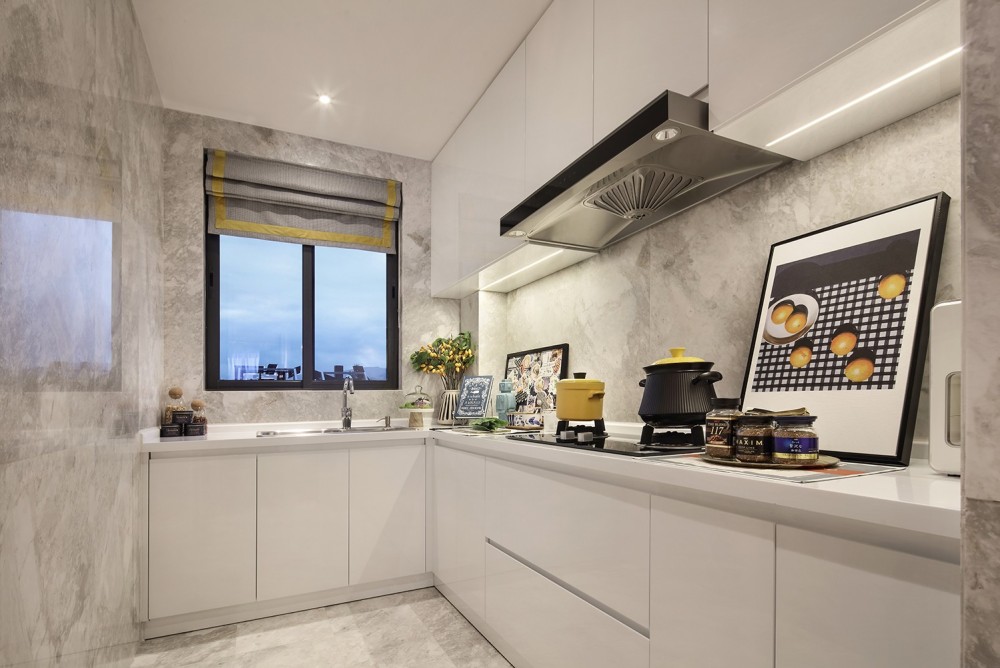 現(xiàn)代輕奢風(fēng)格室內(nèi)家裝案例效果圖-廚房 現(xiàn)代輕奢風(fēng)格室內(nèi)家裝案例效果圖-廚房