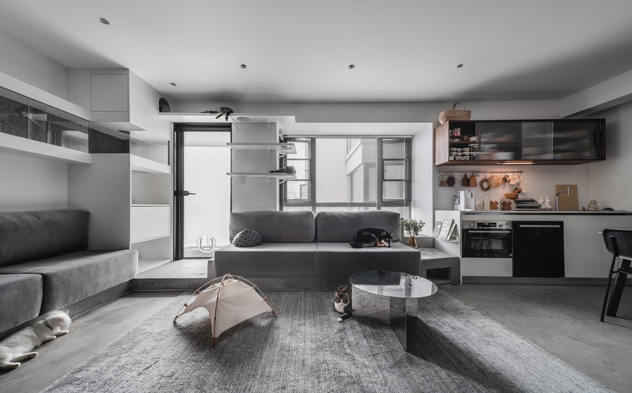 現代簡約風格室內設計家裝案例-客廳 現代簡約風格室內設計家裝案例-客廳