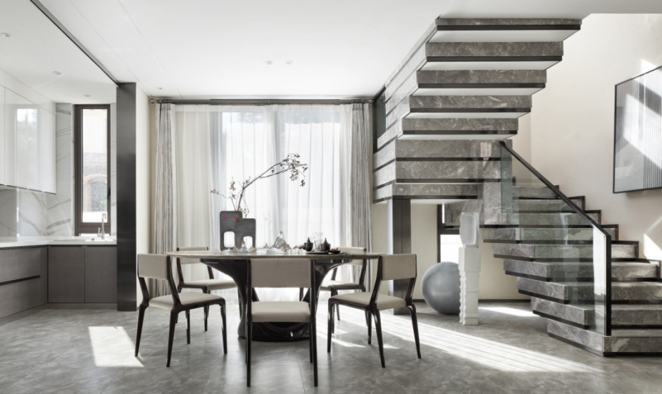 新中式風格別墅室內(nèi)設計家裝案例-餐廳 新中式風格別墅室內(nèi)設計家裝案例-餐廳