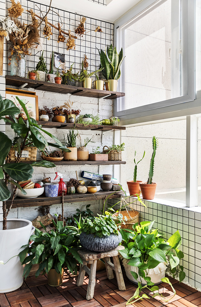 原木北歐風室內設計,帶著年輕人奮斗上進心裝飾的溫馨小窩-陽臺 原木北歐風室內設計,帶著年輕人奮斗上進心裝飾的溫馨小窩-陽臺