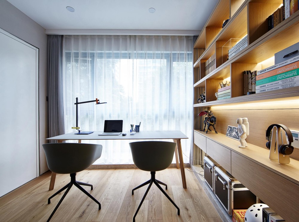 現(xiàn)代簡(jiǎn)約風(fēng)格室內(nèi)家裝案例效果圖-書房 現(xiàn)代簡(jiǎn)約風(fēng)格室內(nèi)家裝案例效果圖-書房