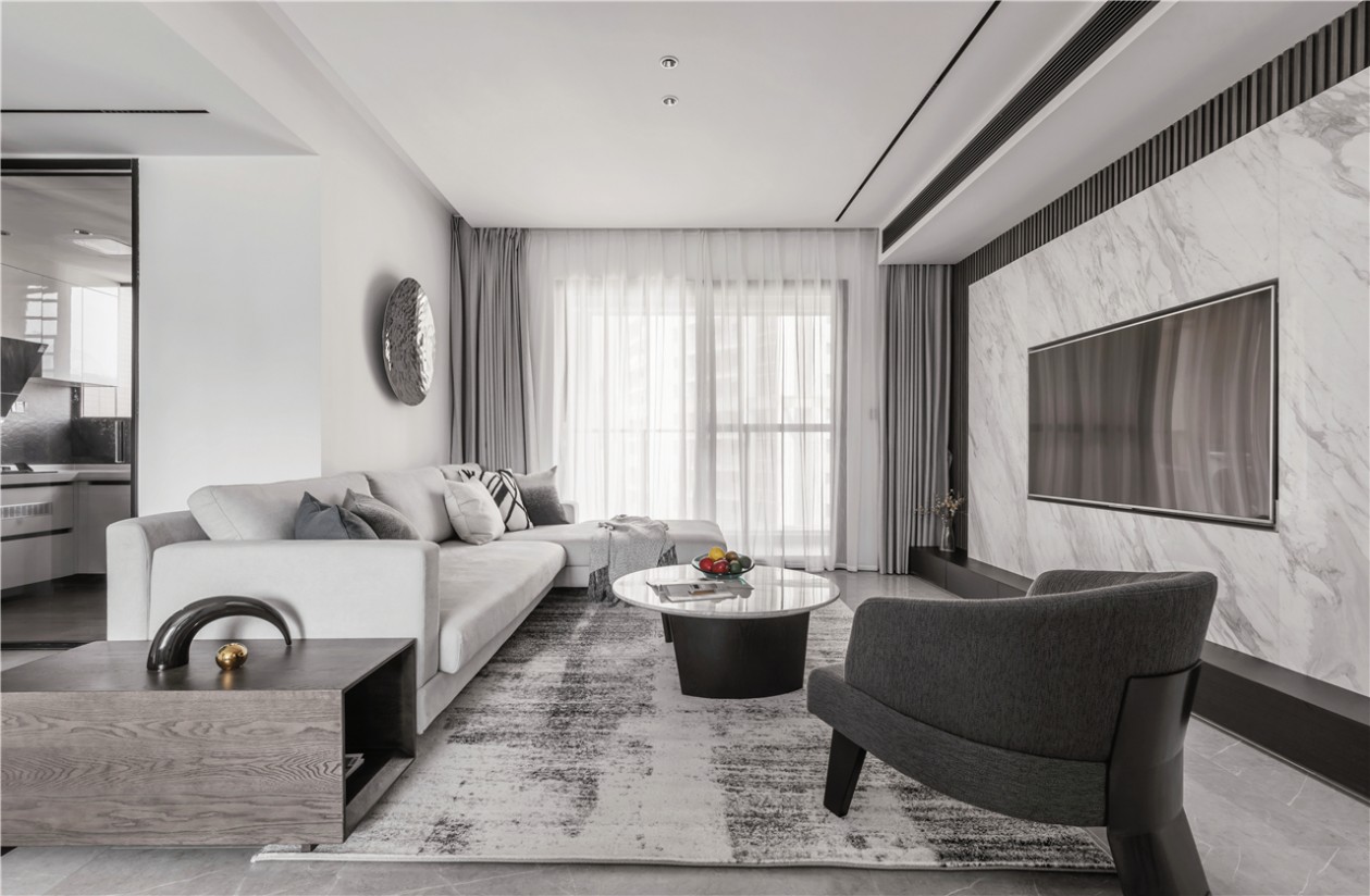 現(xiàn)代輕奢風(fēng)格家裝設(shè)計(jì)別墅裝修效果圖-客廳 現(xiàn)代輕奢風(fēng)格家裝設(shè)計(jì)別墅裝修效果圖-客廳