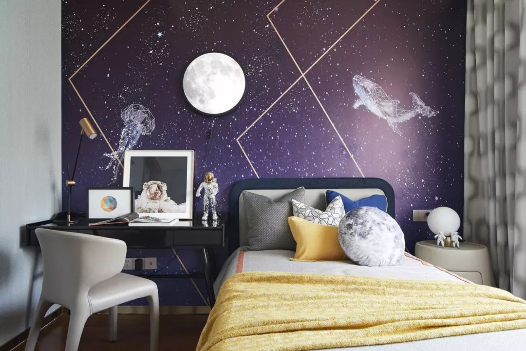 新中式風(fēng)格家裝設(shè)計室內(nèi)裝修效果圖-兒童房 新中式風(fēng)格家裝設(shè)計室內(nèi)裝修效果圖-兒童房