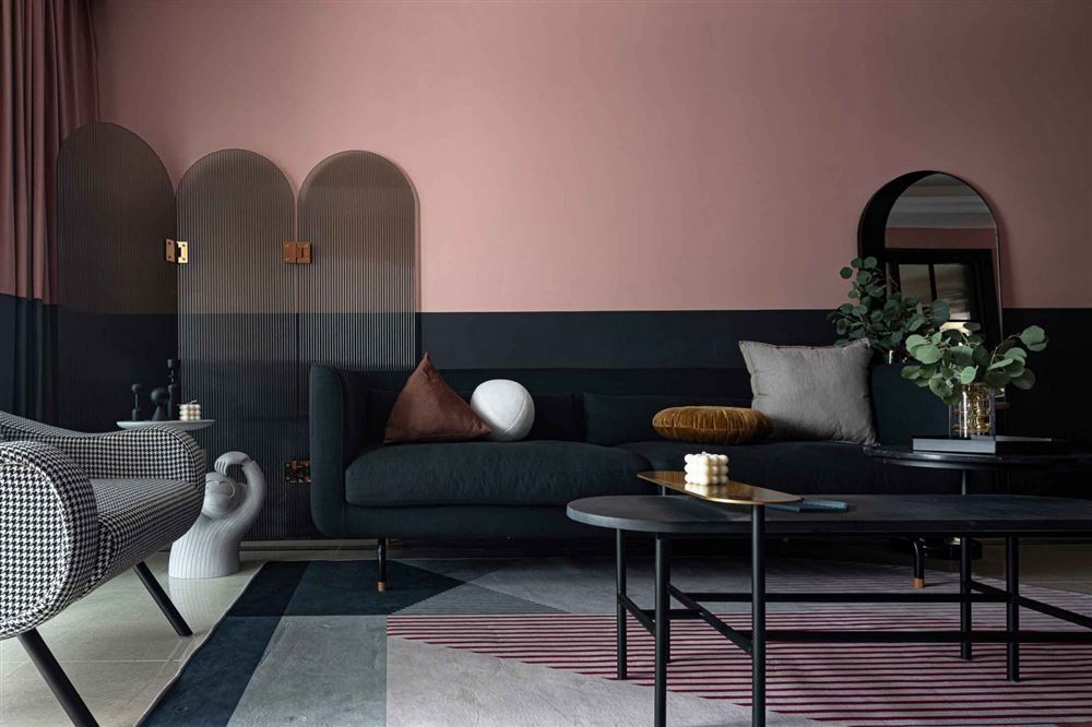 江門市柏麗豪園輕奢風格三居室裝修案例