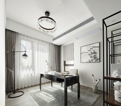 現代新中式風格室內設計家裝案例-書房 現代新中式風格室內設計家裝案例-書房