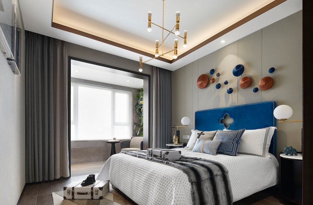 新中式風格室內設計家裝案例-次臥 新中式風格室內設計家裝案例-次臥