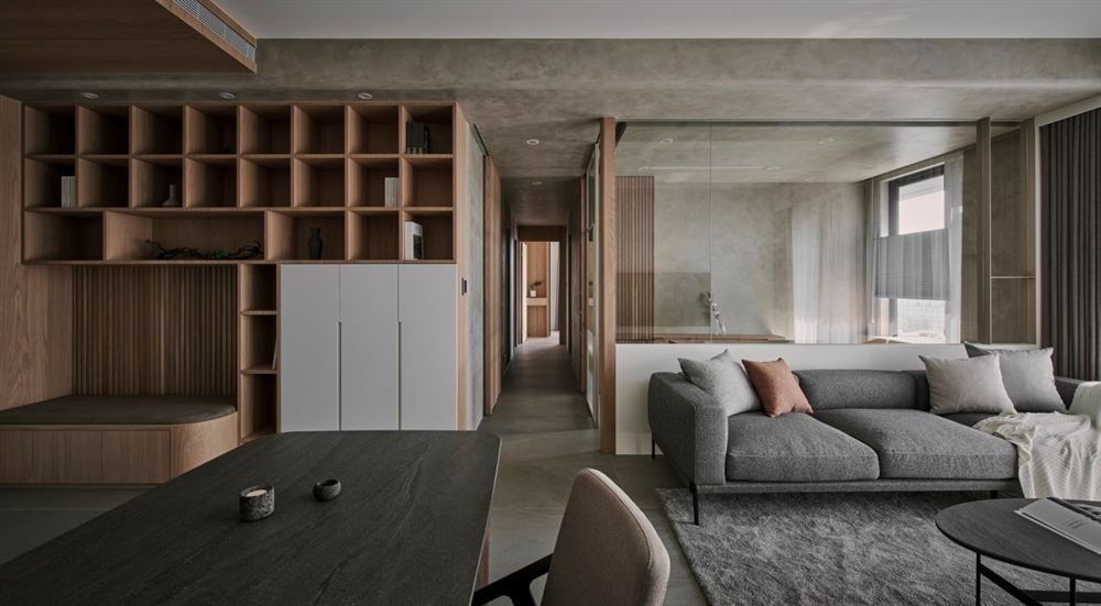 江門市珠江國際新城現代簡約風格三居室裝修案例