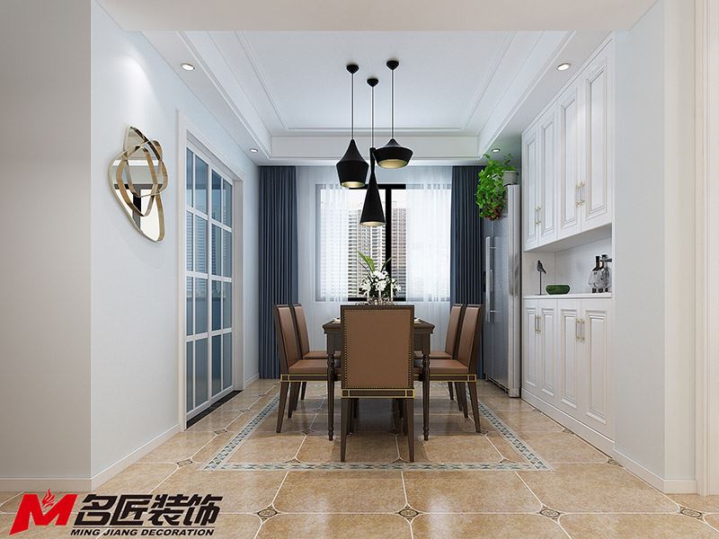 湖州市融創(chuàng)金成·湖山賦現(xiàn)代簡約風格二居室裝修案例