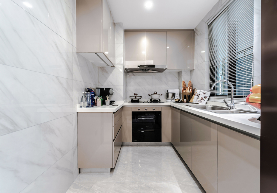 摩登輕奢風格室內家裝案例效果圖-廚房 摩登輕奢風格室內家裝案例效果圖-廚房