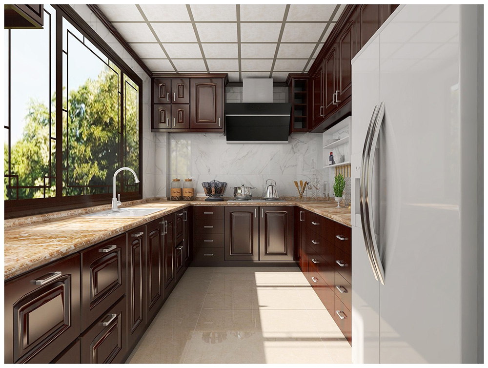 新中式風格別墅裝修設計效果圖-美的海岸花園別墅366平米-別墅廚房裝修設計 新中式風格別墅裝修設計效果圖-美的海岸花園別墅366平米-別墅廚房裝修設計